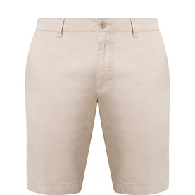 Twill Slim-Leg Shorts