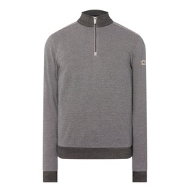 Pin Dot Logo Half-Zip Sweatshirt