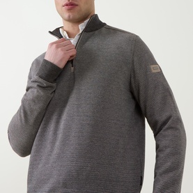 Pin Dot Logo Half-Zip Sweatshirt