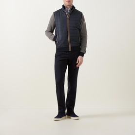 Contrast Padded Gilet