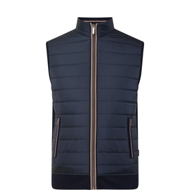 Contrast Padded Gilet