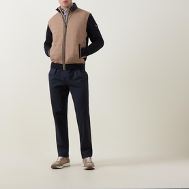 Hybrid Colour-Blocked Jacket