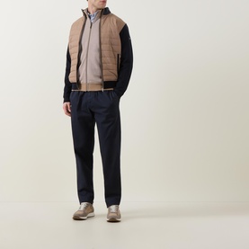 Hybrid Colour-Blocked Jacket