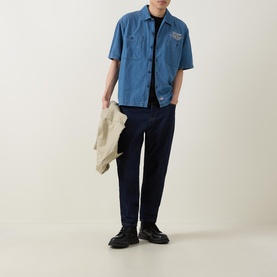 Logo Denim Workwear Shirt