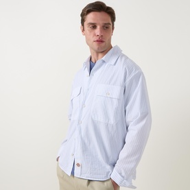 Supima Striped Casual Shirt