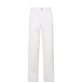 Trucker Double Knee Straight Leg Jeans