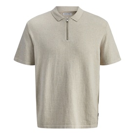 Emil Zip Knitted Polo Sweater