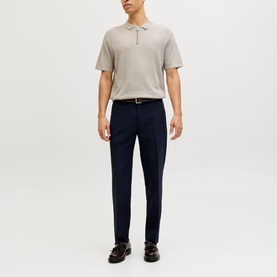 Emil Zip Knitted Polo Sweater