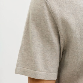 Emil Zip Knitted Polo Sweater