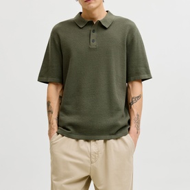 George Knitted Polo Shirt