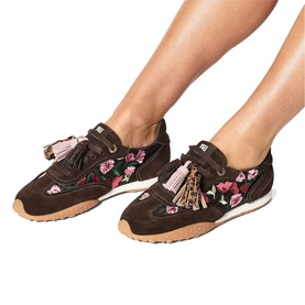 Lavender Floral Trainers