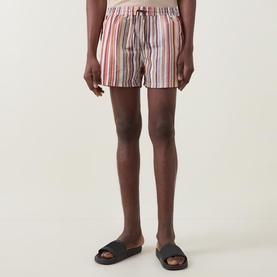 Painted Signature Stripe Swim Shorts