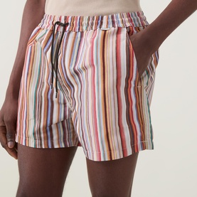 Painted Signature Stripe Swim Shorts