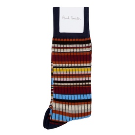 Signature Stripe Ribbed Socks