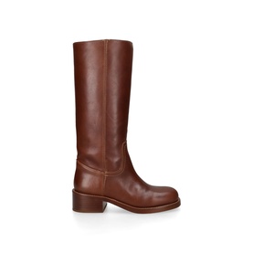 Riggs Leather Knee High Boots