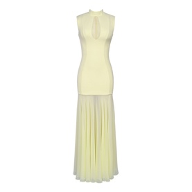 Raphaella Keyhole Flared Gown