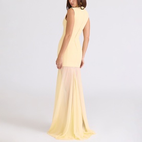 Raphaella Keyhole Flared Gown