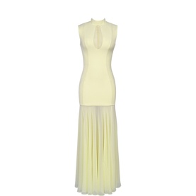 Raphaella Keyhole Flared Gown