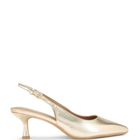 Tilly Metallic Slingback Heels