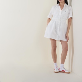 Flag Mini Shirt Dress