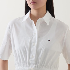 Flag Mini Shirt Dress
