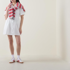 Flag Mini Shirt Dress