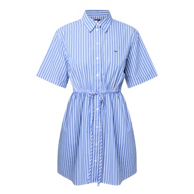 Stripe Mini Shirt Dress
