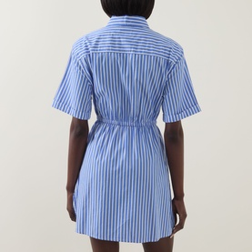 Stripe Mini Shirt Dress