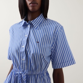 Stripe Mini Shirt Dress