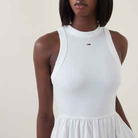 Flag Flared Dress
