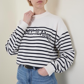 Varsity Stripe Sweatshirt