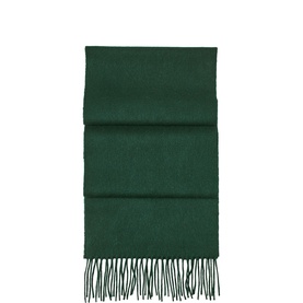 Pure Cashmere Fringed Scarf