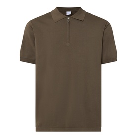 Regular Fit Zip Polo Shirt