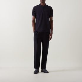 Regular Fit Zip Polo Shirt