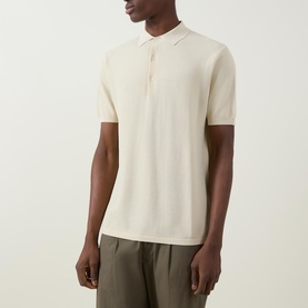 Garment-Dyed Polo Shirt