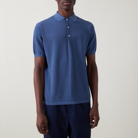 Garment-Dyed Polo Shirt