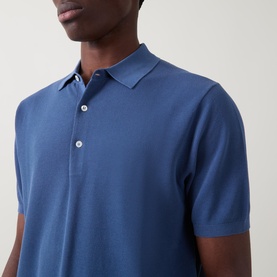 Garment-Dyed Polo Shirt