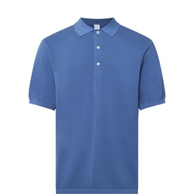 Garment-Dyed Polo Shirt