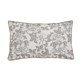 Alba/Maira Duvet Set Charcoal & Tan
