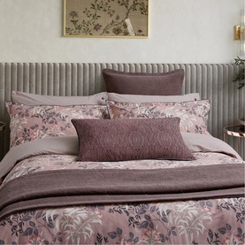 Katara Duvet Set Pink & Grey