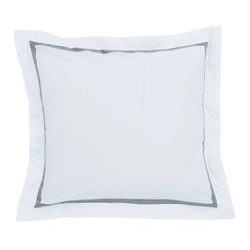 Alba Maira Square Pillowcase Pair Charcoal