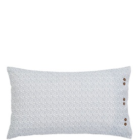 Alba Maira Pillowcase Pair Charcoal & Tan