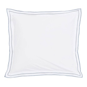 Kayah Liyana Square Pillowcase Pair Indigo & Charcoal