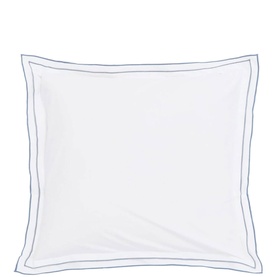 Kayah Liyana Square Pillowcase Pair Indigo & Charcoal