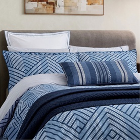 Kayah Standard Pillowcase Pair Indigo