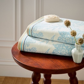 Reya/Emira Towel Teal & Green