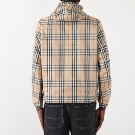 Reversible Check Print Windbreaker