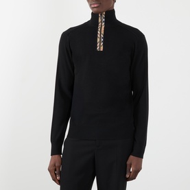 Cameron Logo Half-Zip Sweater