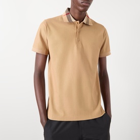Check Collar Polo T-Shirt