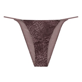 Signature Satin Printed Tanga Briefs